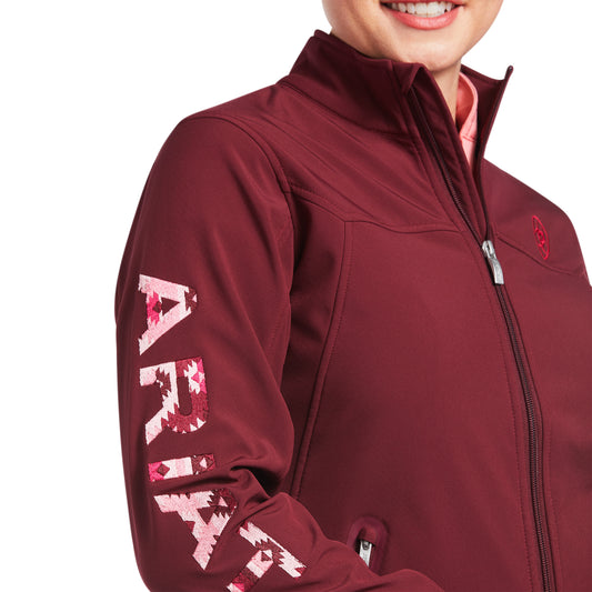 Ariat New Team Softshell Jacket ZINFANDEL/CARMEN GEO