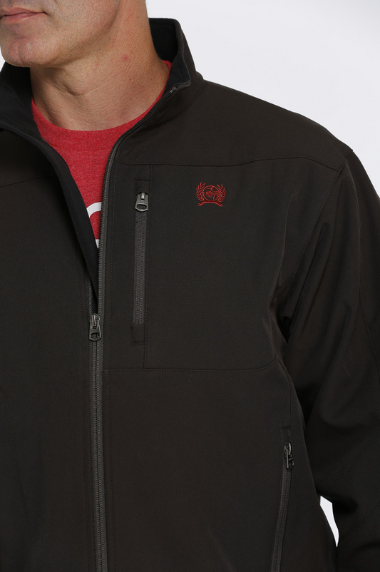 Lined Bonded Jacket BROWN