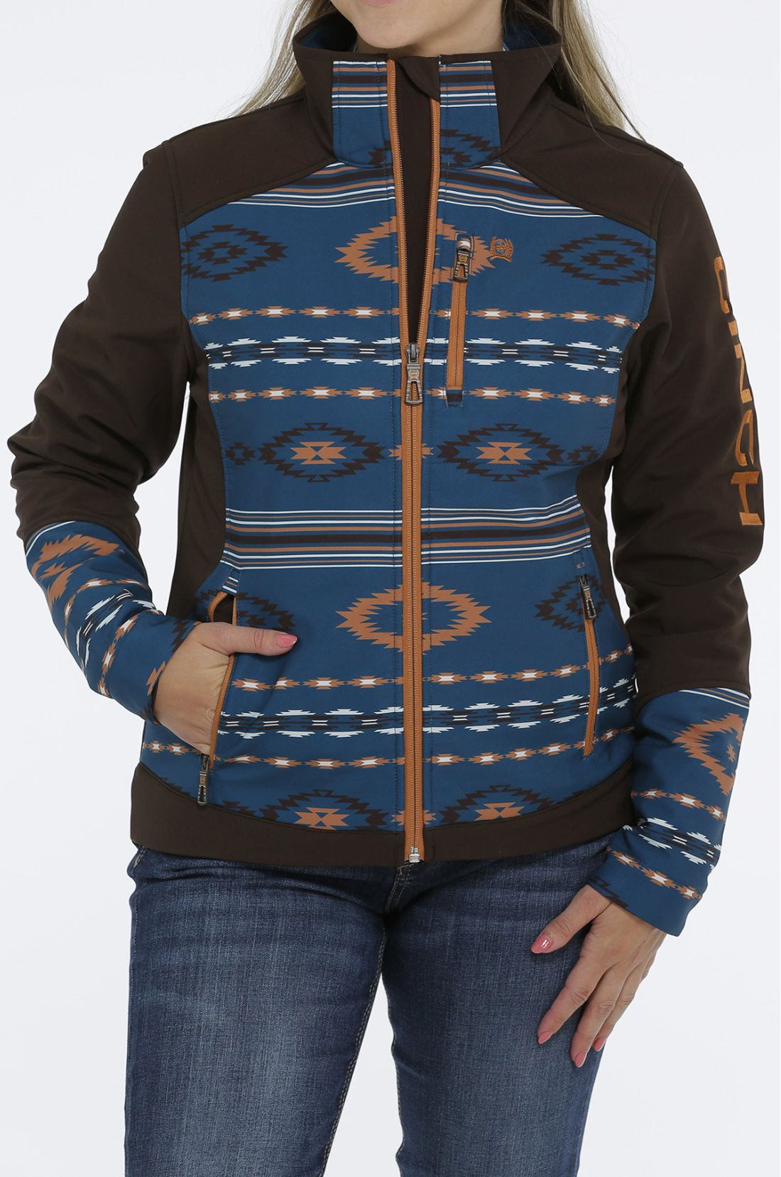 Concealed Carry Bonded Jacket BROWN