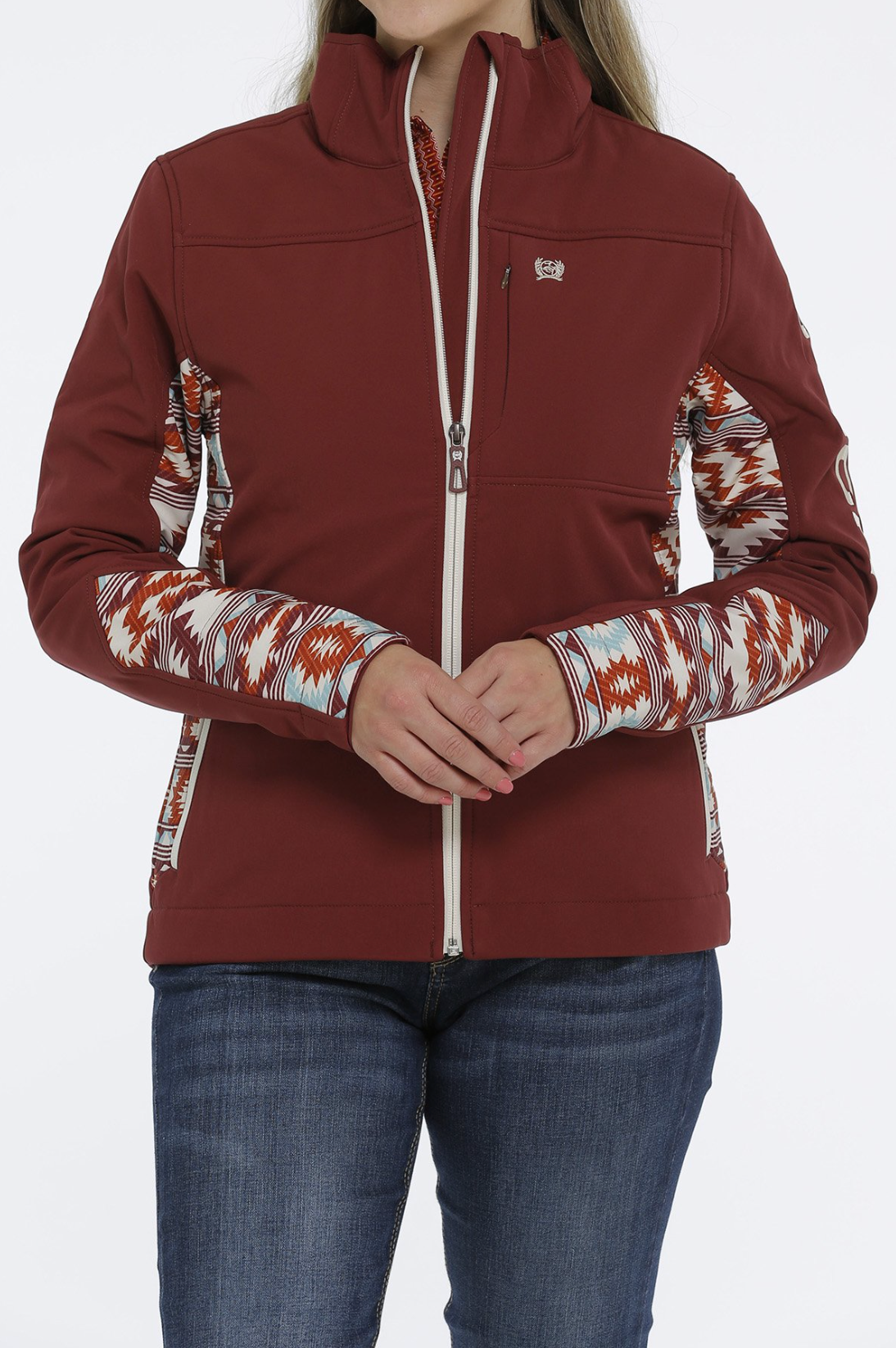 Concealed Carry Bonded Jacket BURGUNDY