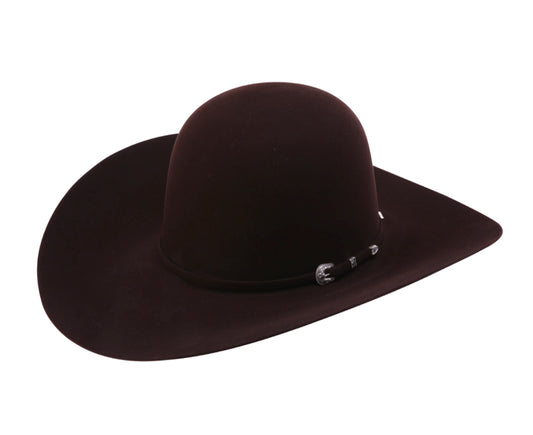 American Hat 10X Blackcherry Felt Hat 6" Open Crown