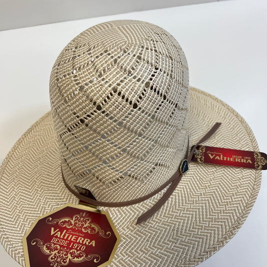 Valtierra Tall Crown Straw- Ajedrez