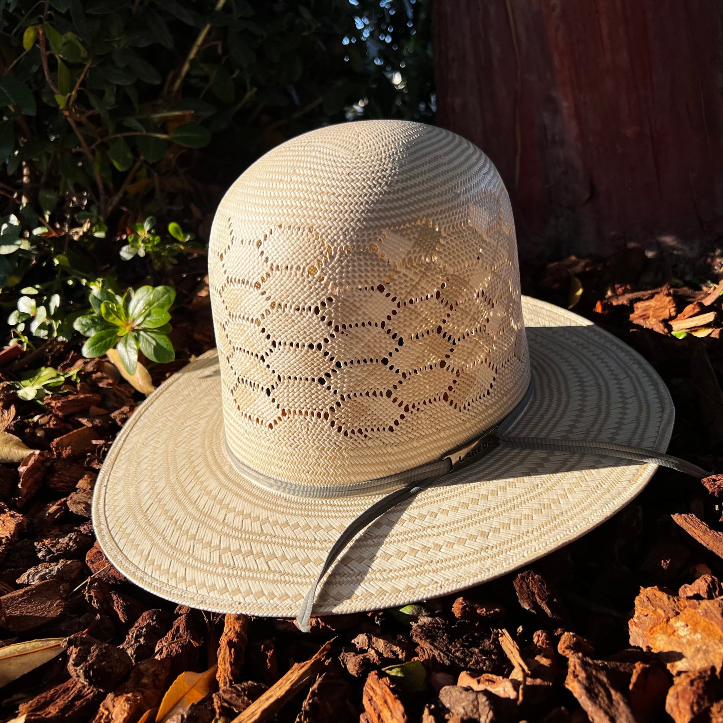 Laredo Tall Crown Straw- Honeycomb