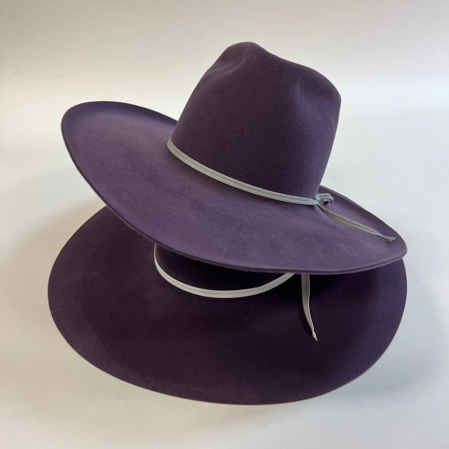 Tacchino 6X Purple Felt Hat 6" Open Crown