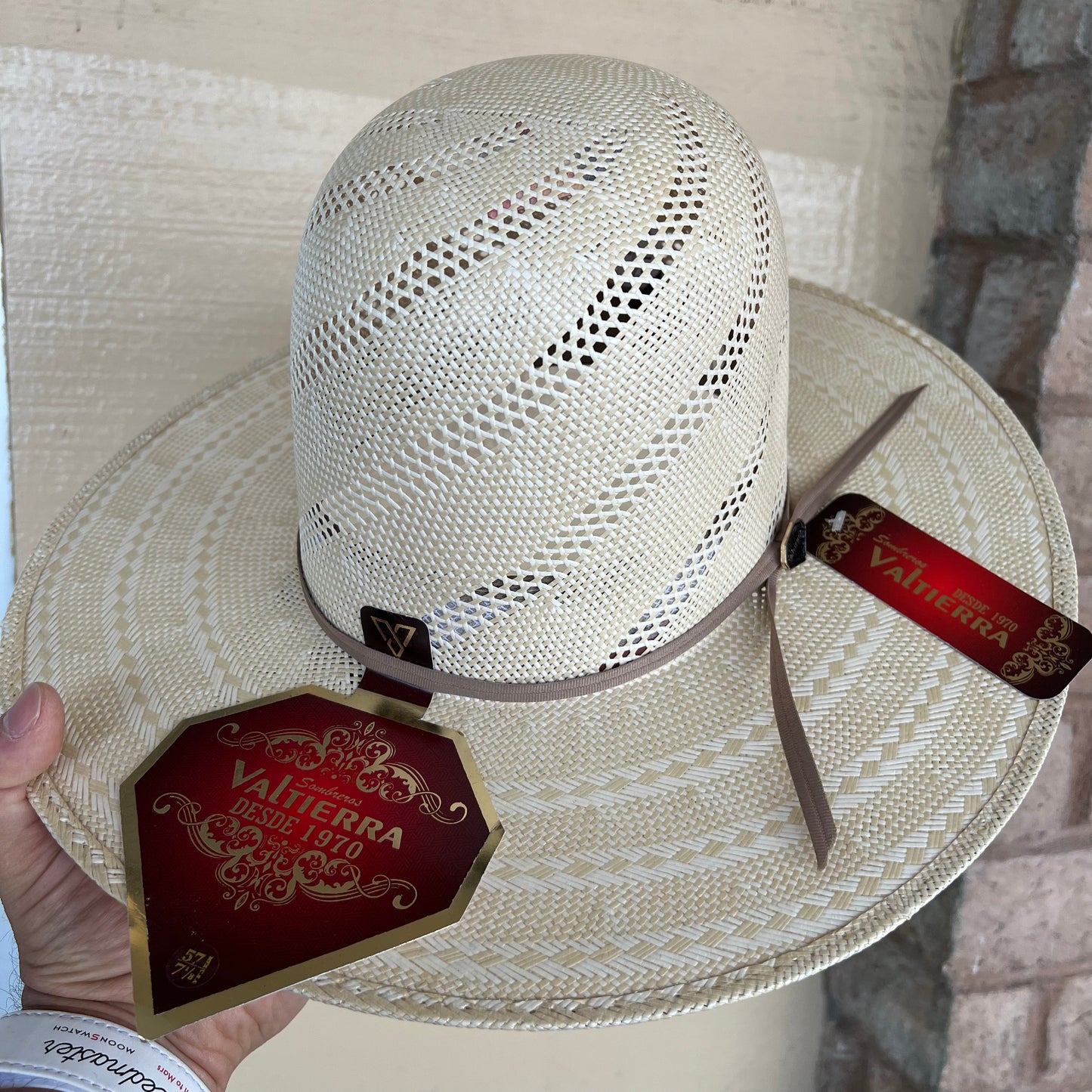 Valtierra Straw 6" Crown- Laredo