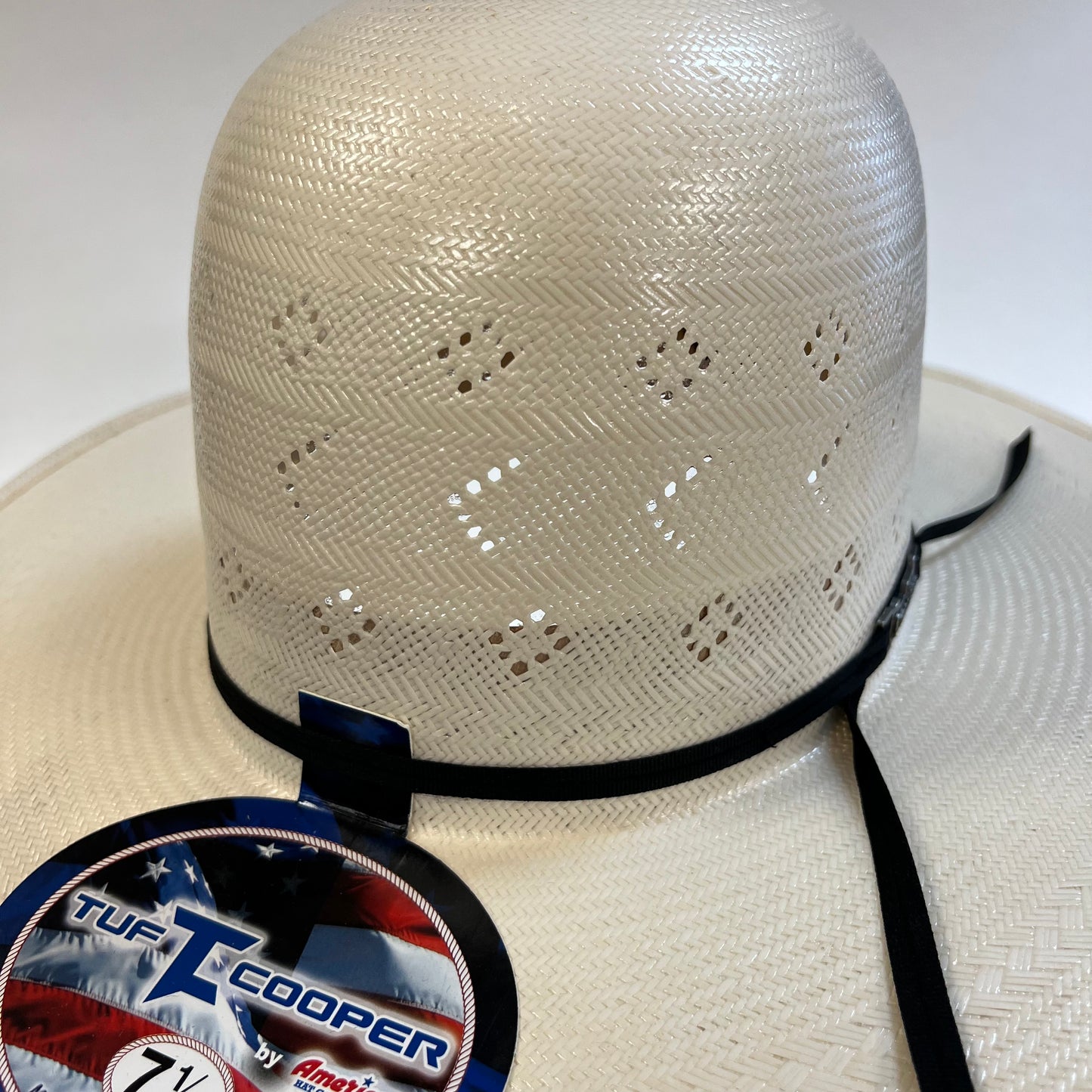 American Hat TC8900 Paja Ala de 4 1/4" - Corona abierta de 6"
