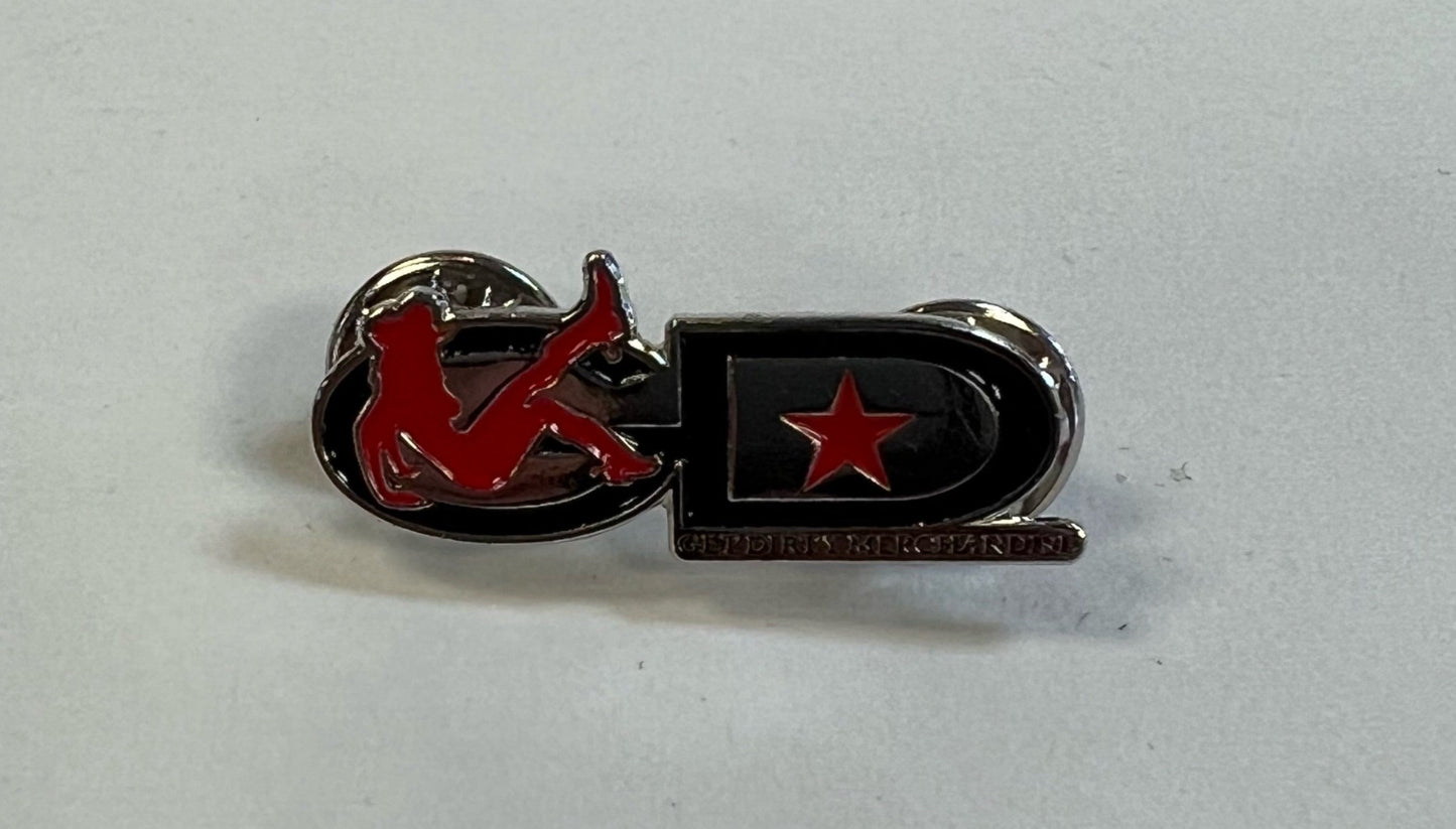 Get Dirty Merchandise Silver Vanilla Pin