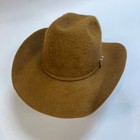 Tacchino 10X Gold Felt Hat Grizzly 6 1/2” Open Crown