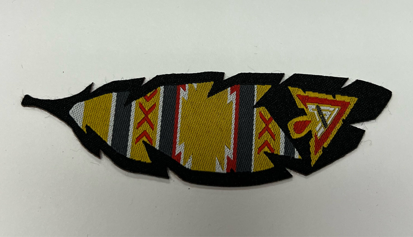 Arctic Hatters Yellow Feather Patch