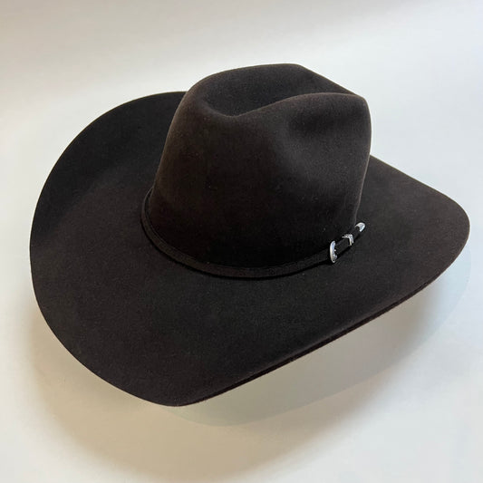 Tacchino 10X Choco Felt Hat 6" Open Crown