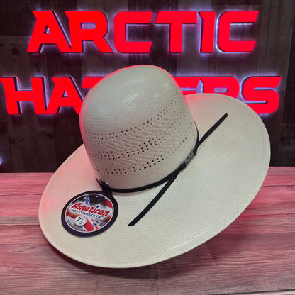 American Hat Straw 7400 Open Crown 6"