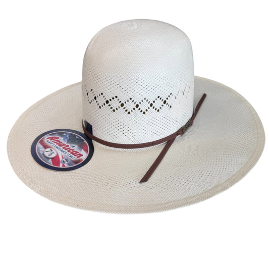 American Hat 8400 Straw 6" Open Crown
