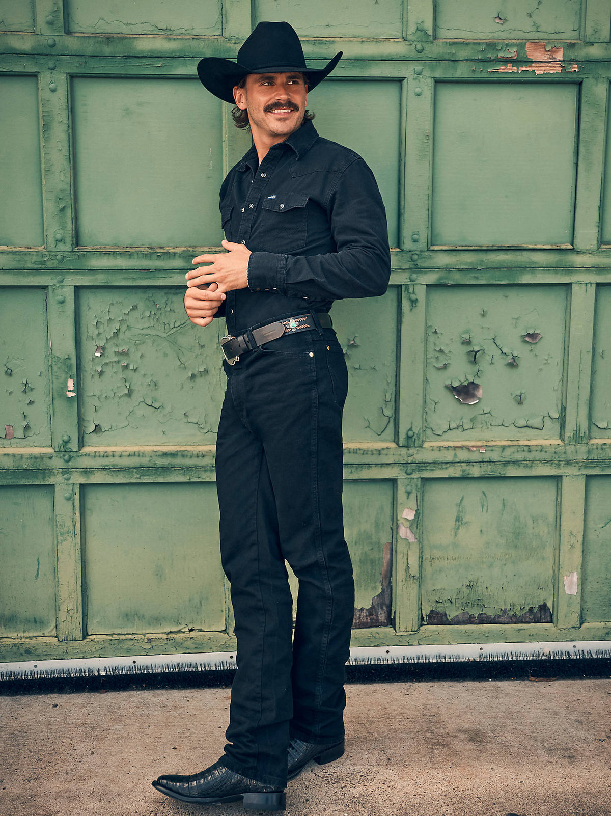 Wrangler 13MWZ Slim 936WBK Black