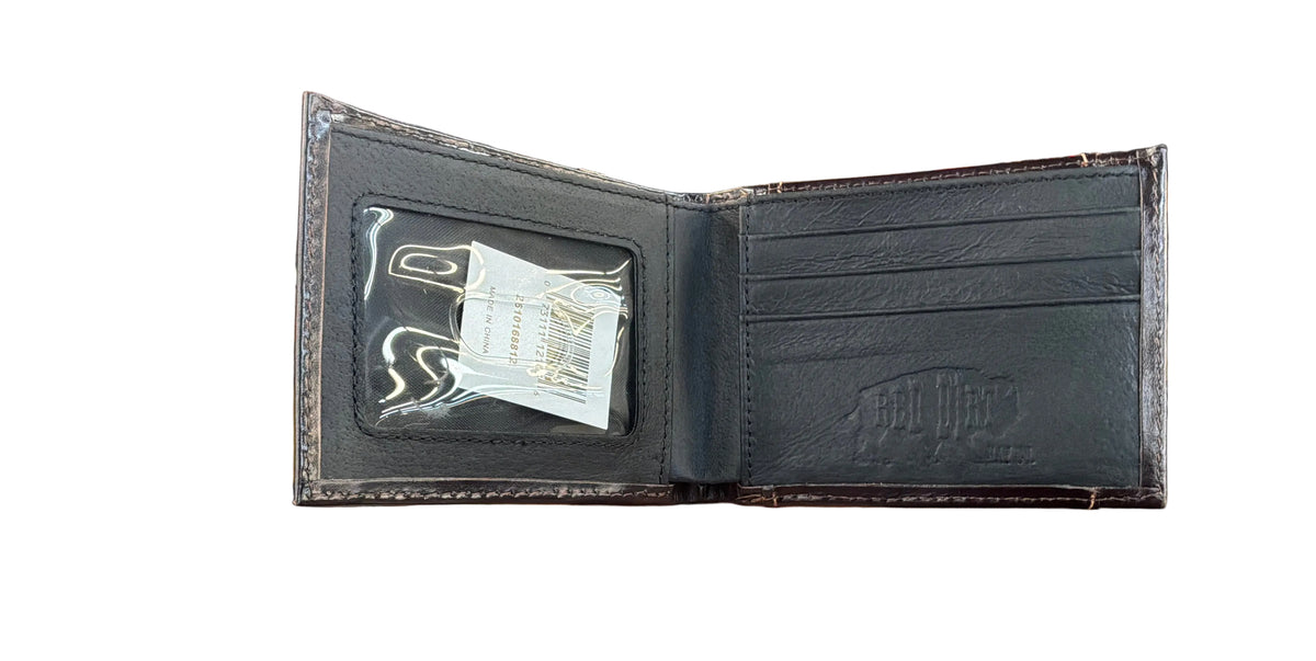 Red Dirt Bifold Wallet Tan Floral Tooling W/Aztec Design 2610168812