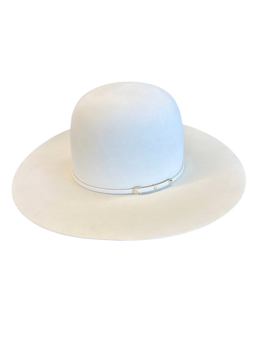 Resistol Alpine 30X Pearl Felt Hat 6" Open Crown
