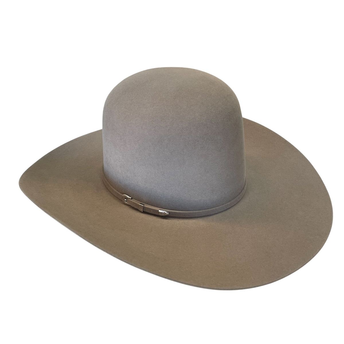 Rodeo King 10X Pecan Open Crown Felt Hat