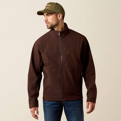 Ariat Men Chest Logo Softshell Jacket Mole 10079279