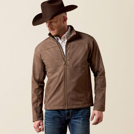 Ariat Men Vernon Softshell Jacket Wren Faux Leather 10079404