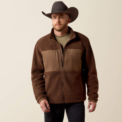 Ariat Men Odessa Sherpa Jacket Rain Drum 10079459