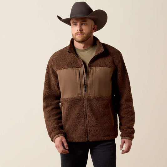 Ariat Men Odessa Sherpa Jacket Rain Drum 10079459