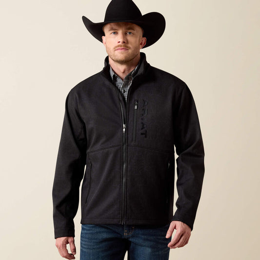 Ariat Men Chest Logo Softshell Jacket Black Mexico 10079491