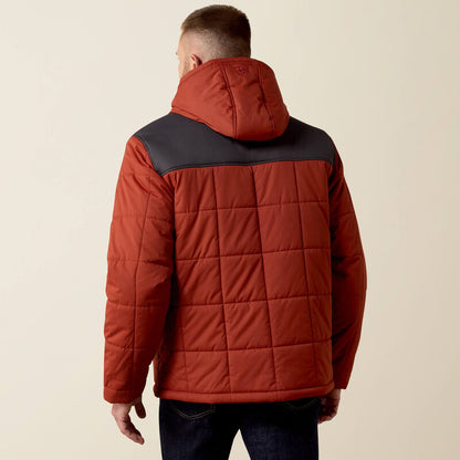 Ariat Men Crius Hooded Jacket Burnt Henna 10079513