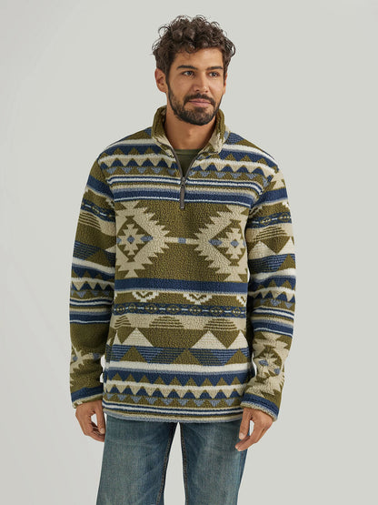 Men's Heavyweight Quarter Zip Sherpa Pullover ALPINE