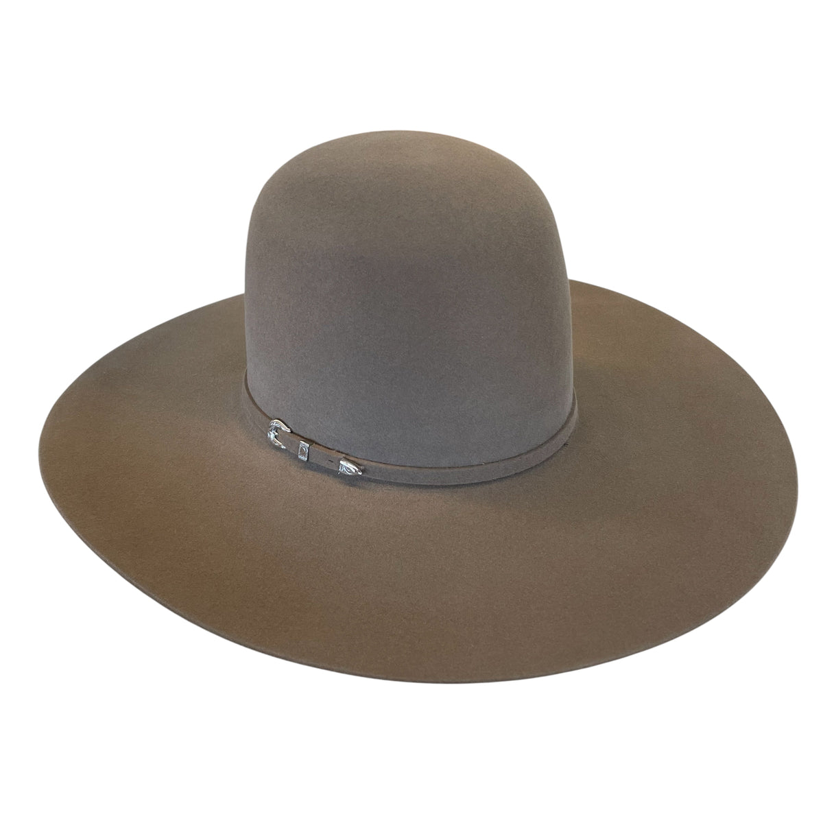 Rodeo King 10X Tan Belly Open Crown Felt Hat