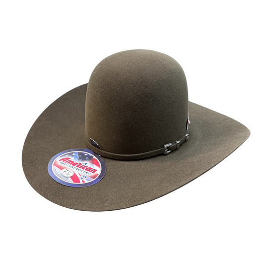 American Hat 10X Evergreen 6" Open Crown