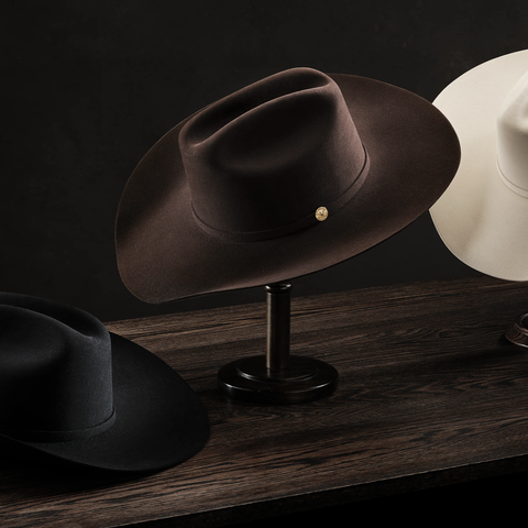 Stetson El Presidente 100X Golden Eagle Chocolate Felt 4 1/4"