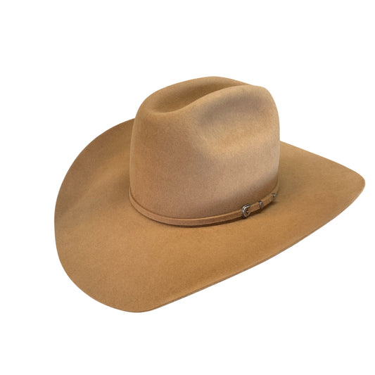 Rodeo King 7X Camel Open Crown Felt Hat