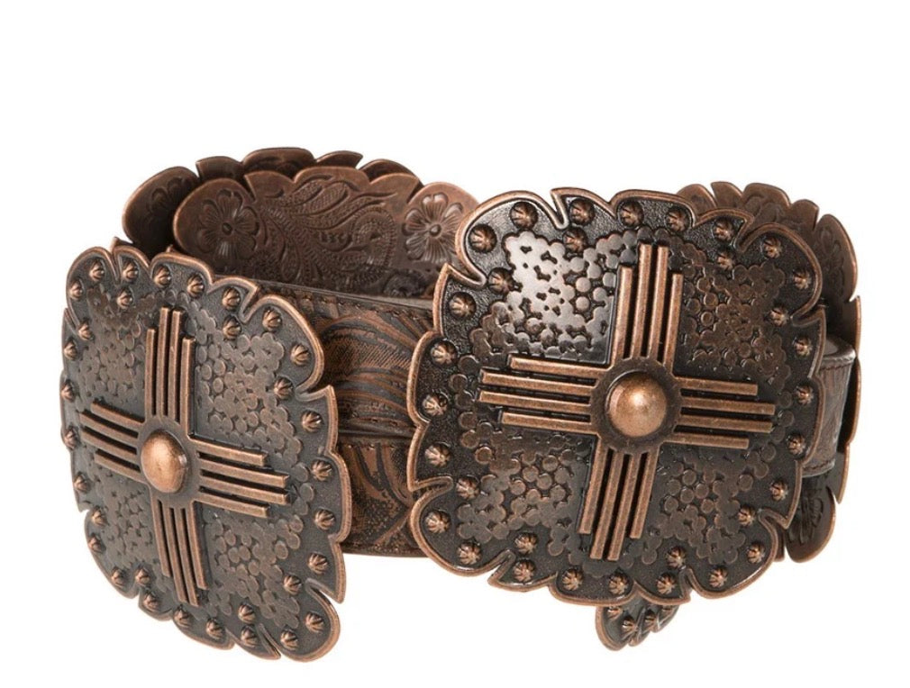 Angel Ranch DA3668 Copper Concho Belt