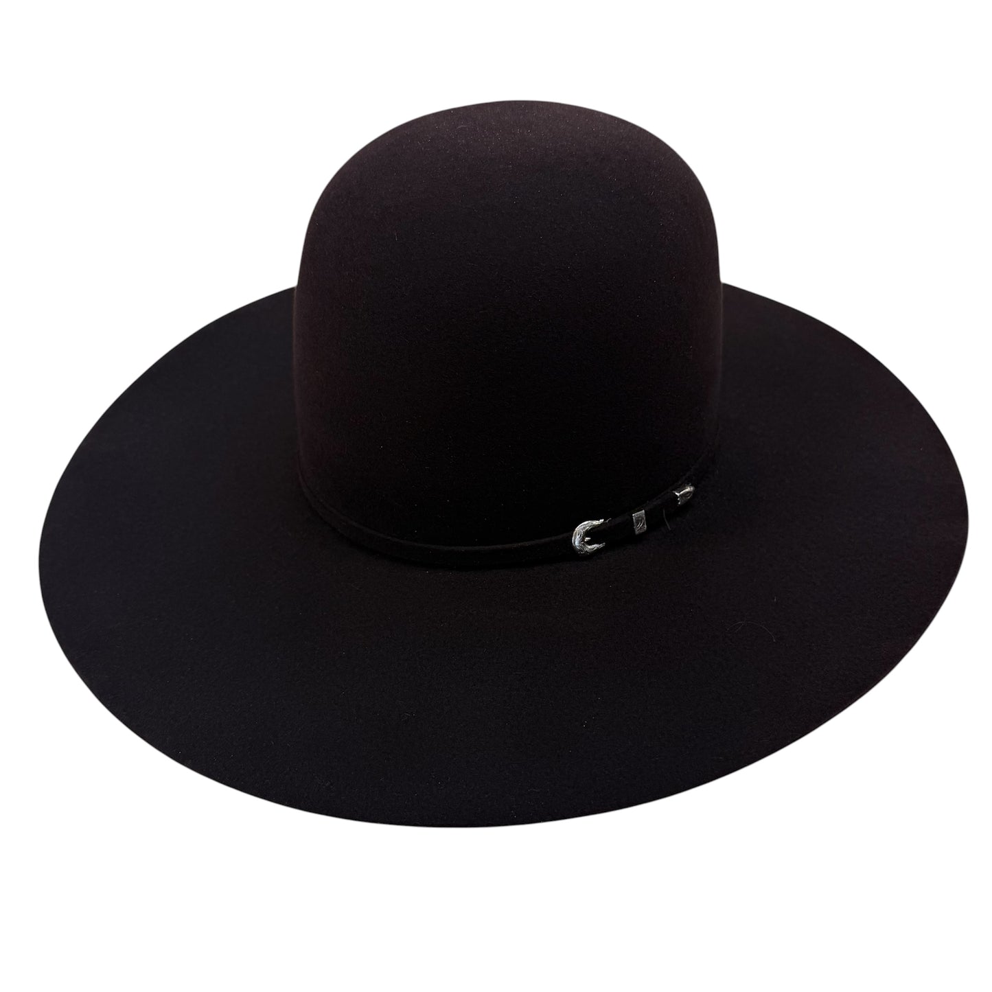Rodeo King 10X Black Cherry Open Crown Felt Hat