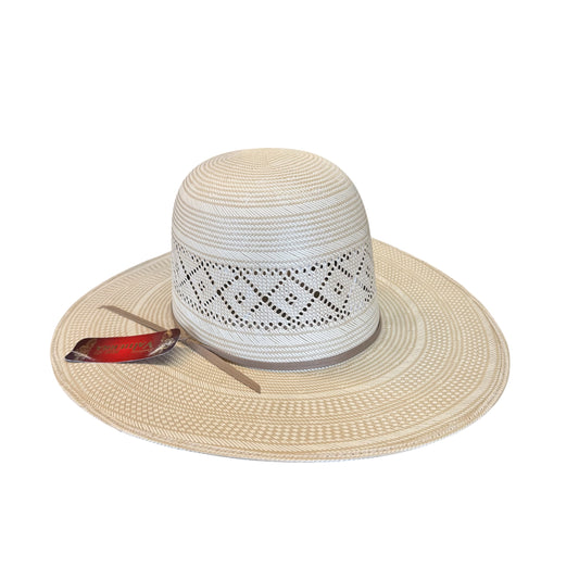 Valtierra Mocha 6" Open Crown Straw Hat