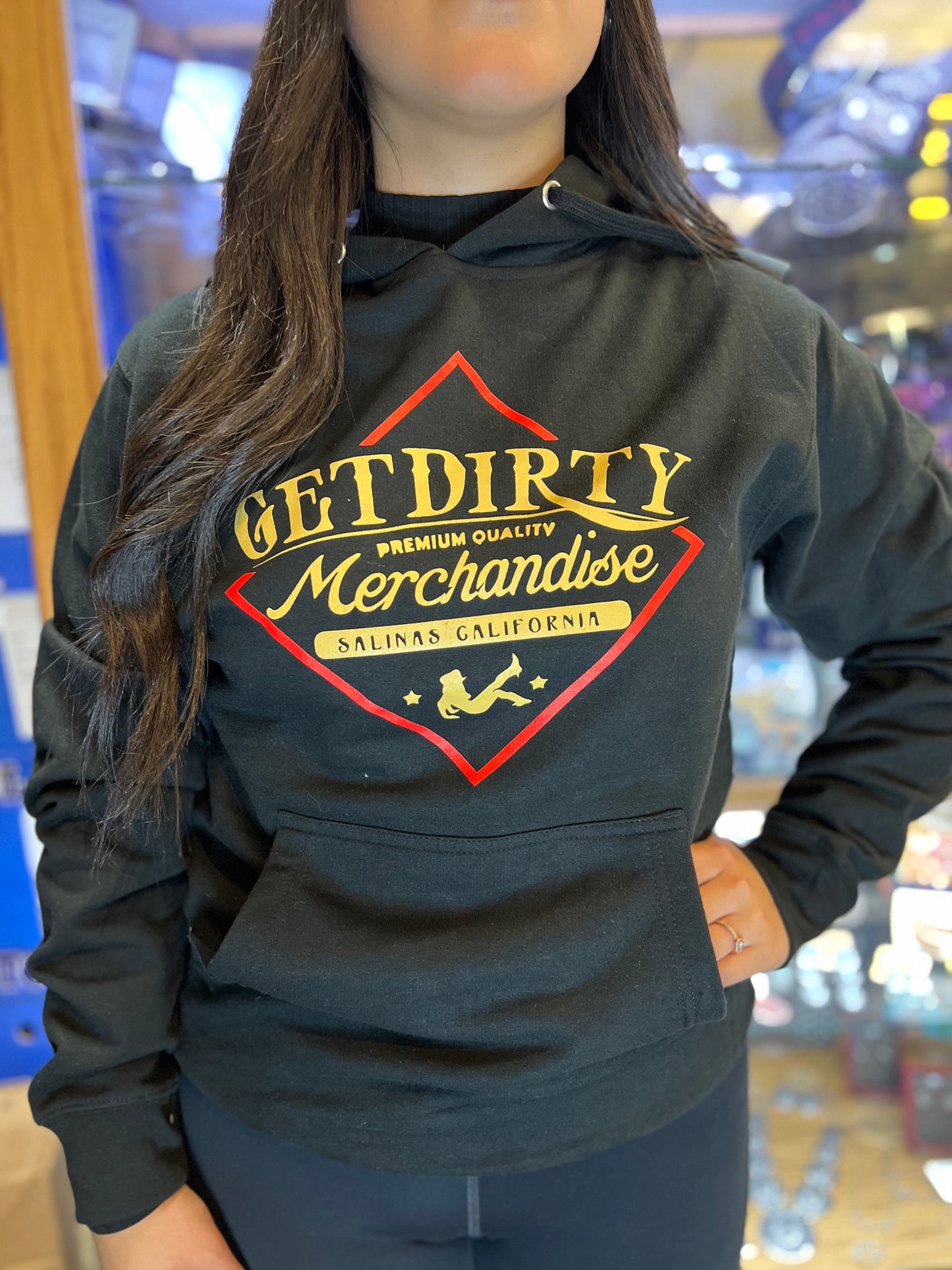 Get Dirty Merchandise 505 Sudadera con capucha roja