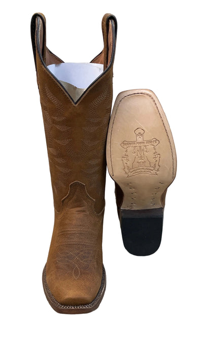 Women’s Cognac Calf W/Tonal Stitch Pattern