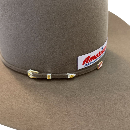 American Hat 10X Pecan Felt Hat 7" Tall Crown Tuf Cooper Collection