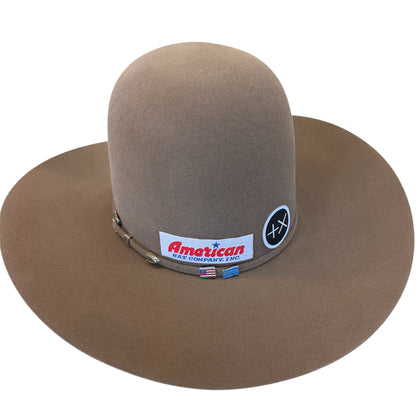 American Hat 100X 250th Edition Pecan Felt Hat 6" Open Crown