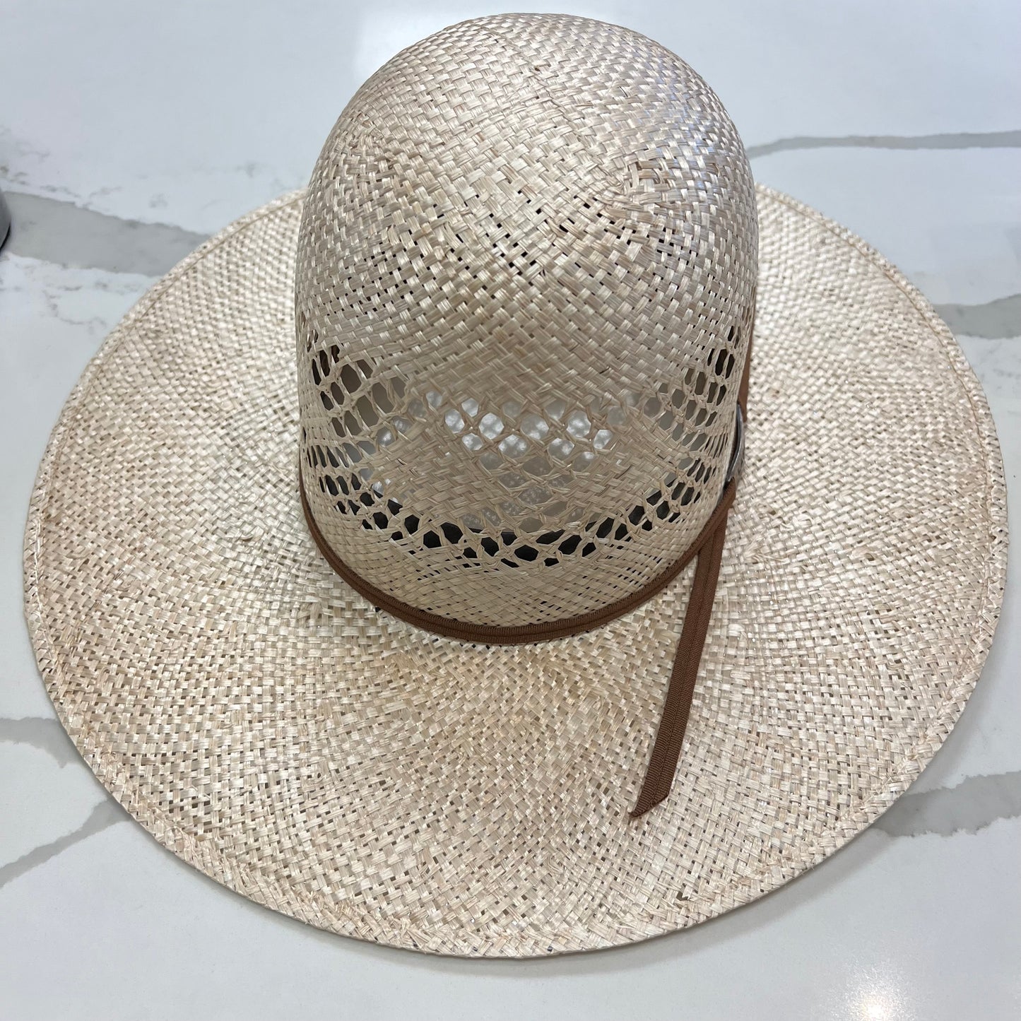 AH X EP Sisal Prism 6" Open Crown Straw Hat