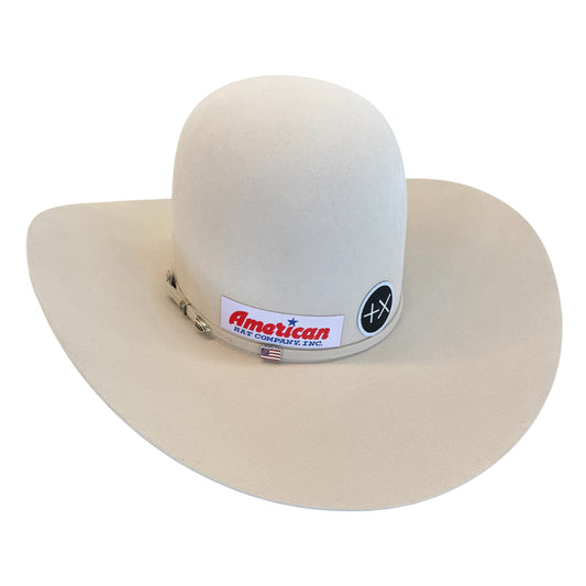 American Hat 100X Silverbelly Felt Hat 6" Open Crown