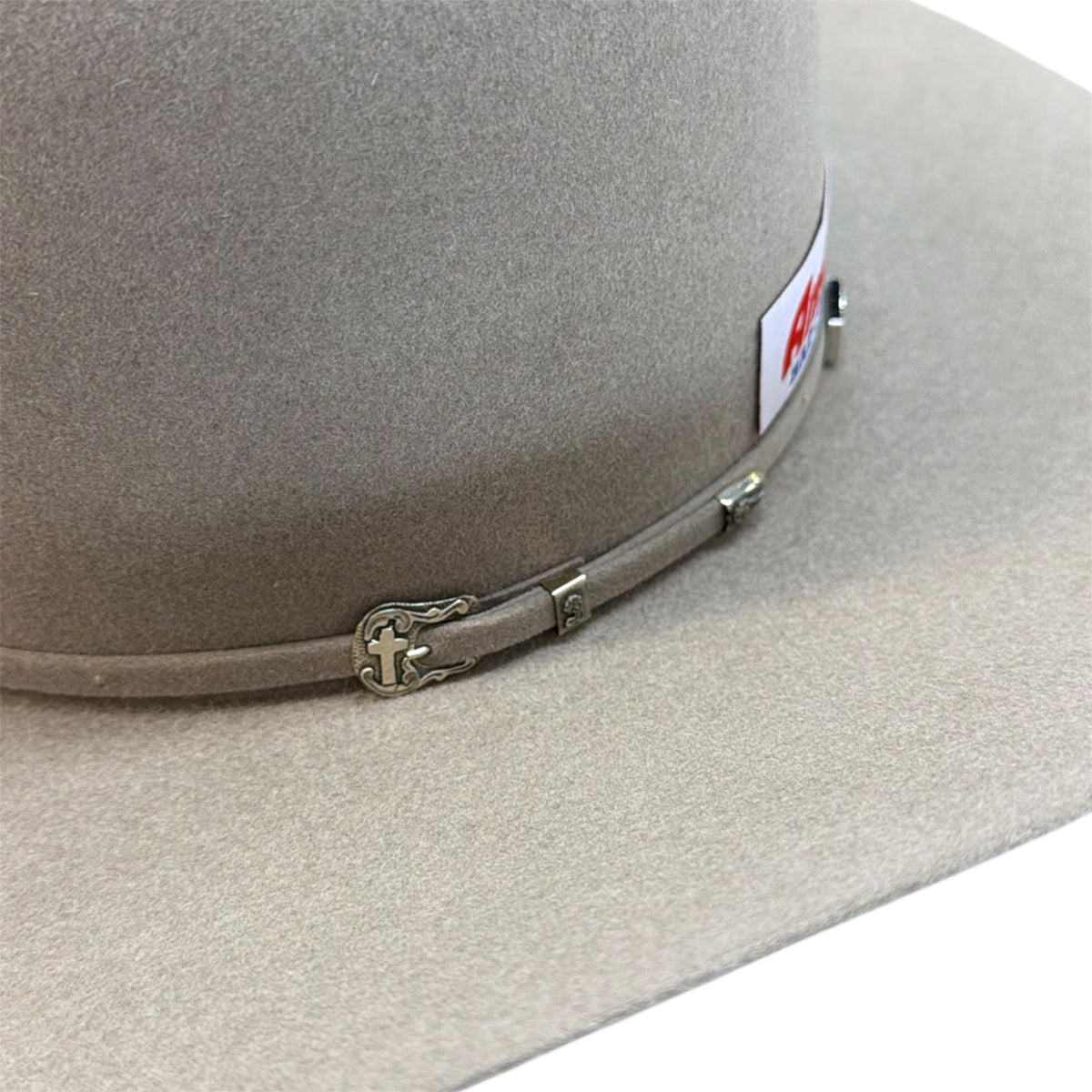 American Hat 40X Natural Felt Hat 6" Open Crown Tuf Cooper Collection