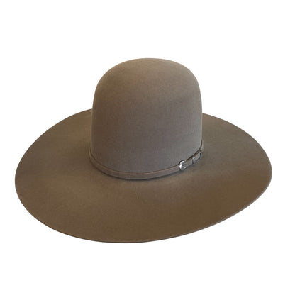 Rodeo King 10X Tan Belly Open Crown Felt Hat