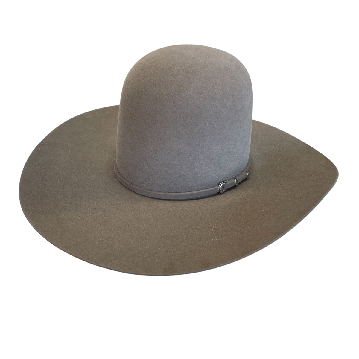 Rodeo King 7X Pecan Open Crown Felt Hat