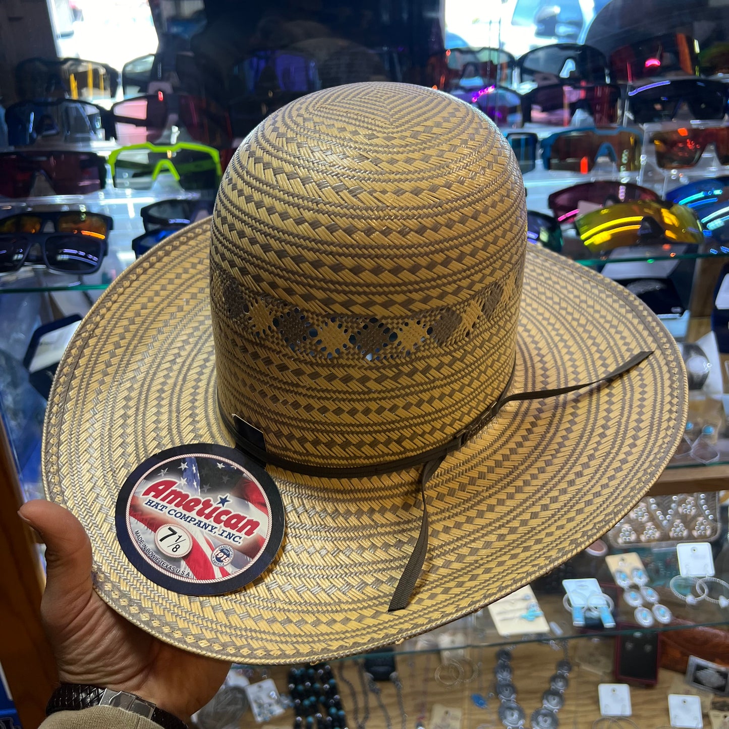 American Hat Straw 3100 Corona de 7” - Ala de 4”