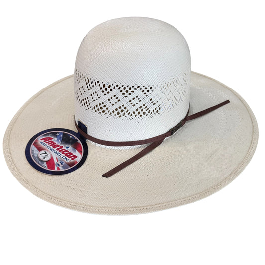 American Hat 8300 Straw 6" Open Crown