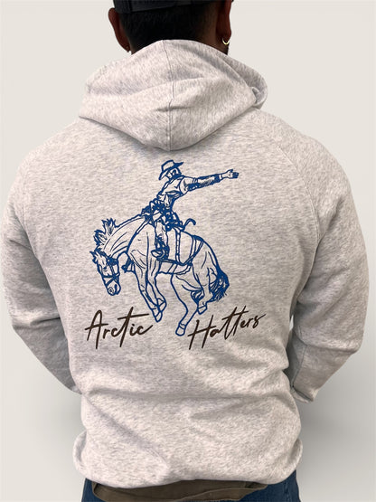 Arctic Hatters Bronc Grey Hoodie