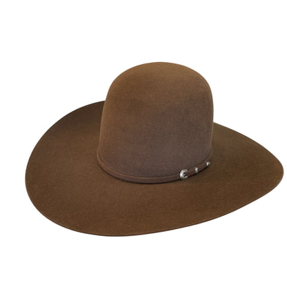 Rodeo King 7X Whiskey Open Crown Felt Hat
