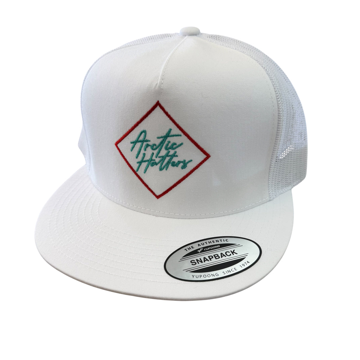 Arctic Hatters Neon Diamond WHT Trucker Hat