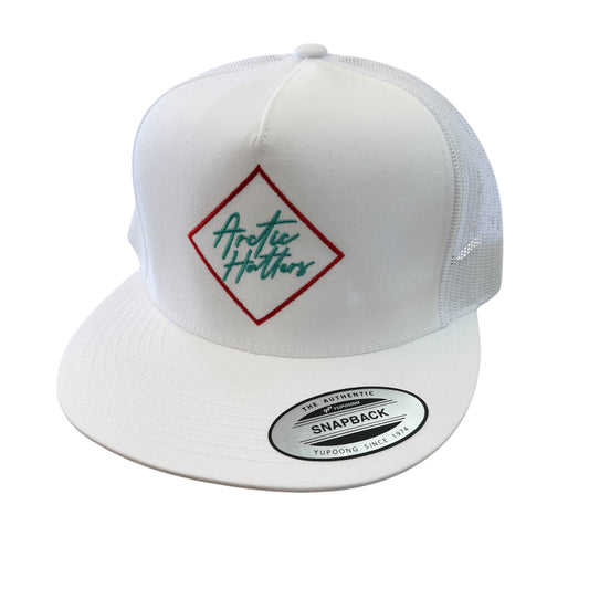 Arctic Hatters Neon Diamond WHT Trucker Hat