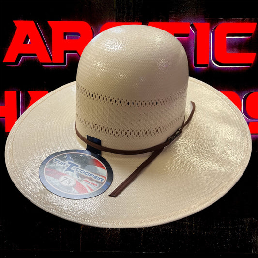 American Hat TC8920 Straw 6" Open Crown